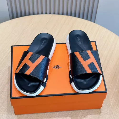 Replica Hermes Slippers For Men #1292064 $68.00 USD for Wholesale