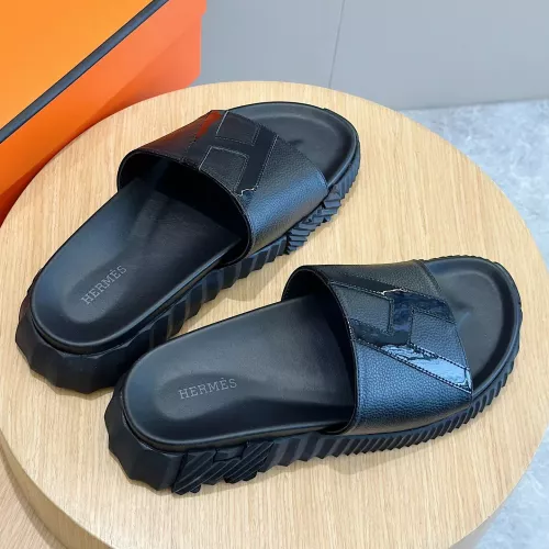 Replica Hermes Slippers For Men #1292065 $68.00 USD for Wholesale