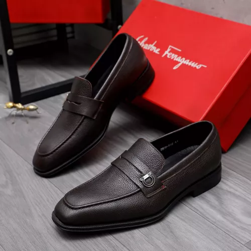 Wholesale Salvatore Ferragamo Leather Shoes For Men #1292111 $82.00 USD, Wholesale Quality Replica Salvatore Ferragamo Leather Shoes