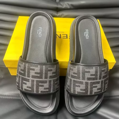 Replica Fendi Slippers For Men #1292115 $68.00 USD for Wholesale