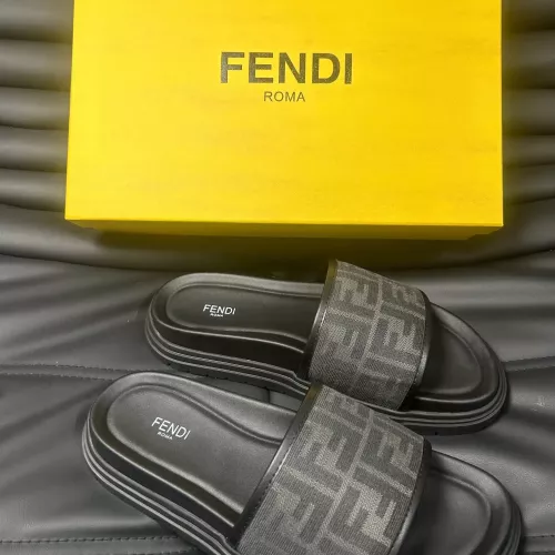 Replica Fendi Slippers For Men #1292115 $68.00 USD for Wholesale