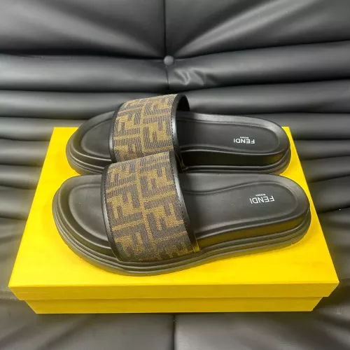 Wholesale Fendi Slippers For Men #1292116 $68.00 USD, Wholesale Quality Replica Fendi Slippers