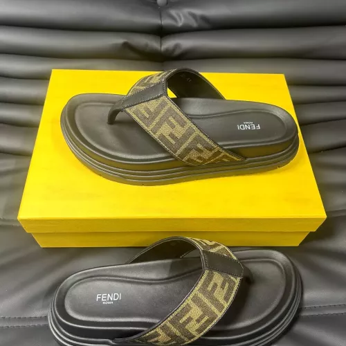 Replica Fendi Slippers For Men #1292120 $68.00 USD for Wholesale