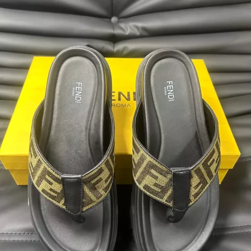 Replica Fendi Slippers For Men #1292120 $68.00 USD for Wholesale