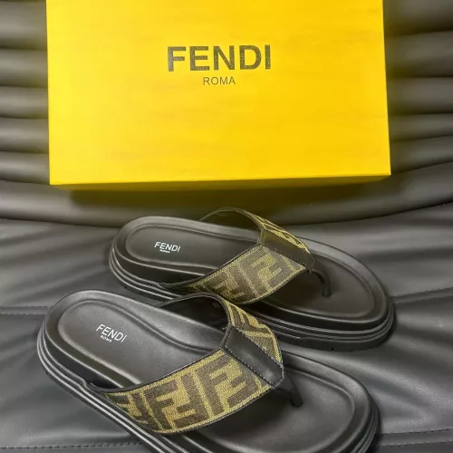 Replica Fendi Slippers For Men #1292120 $68.00 USD for Wholesale