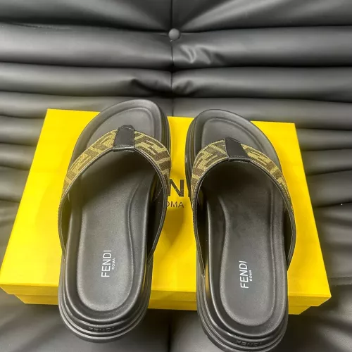 Replica Fendi Slippers For Men #1292120 $68.00 USD for Wholesale