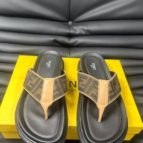 Replica Fendi Slippers For Men #1292123 $68.00 USD for Wholesale