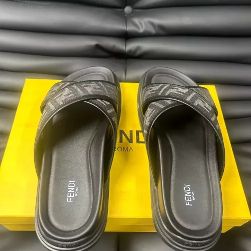 Replica Fendi Slippers For Men #1292124 $68.00 USD for Wholesale