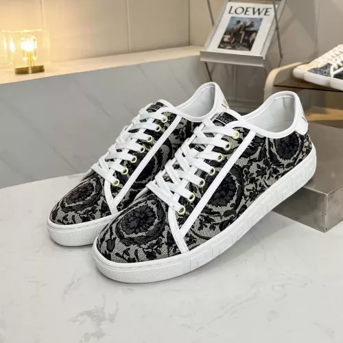 Wholesale Versace Casual Shoes For Men #1292152 $92.00 USD, Wholesale Quality Replica Versace Casual Shoes