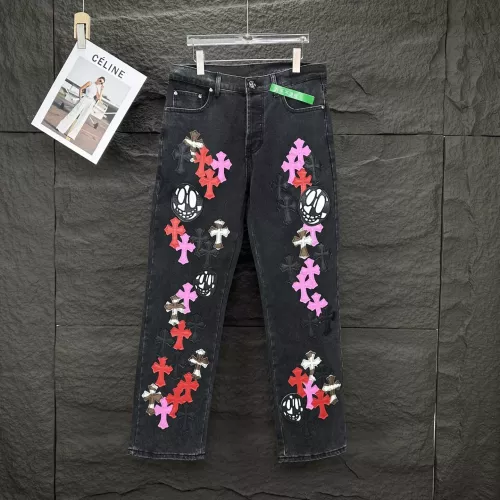 Wholesale Chrome Hearts Jeans For Unisex #1292171 $64.00 USD, Wholesale Quality Replica Chrome Hearts Jeans