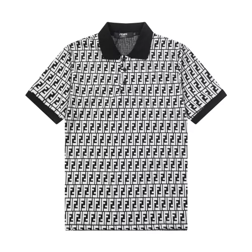 Wholesale Fendi T-Shirts Short Sleeved For Men #1292198 $45.00 USD, Wholesale Quality Replica Fendi T-Shirts