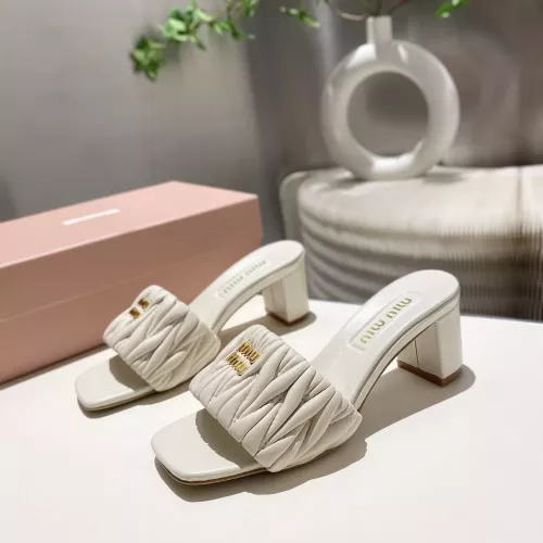 Wholesale MIU MIU Slippers For Women #1292323 $92.00 USD, Wholesale Quality Replica MIU MIU Slippers