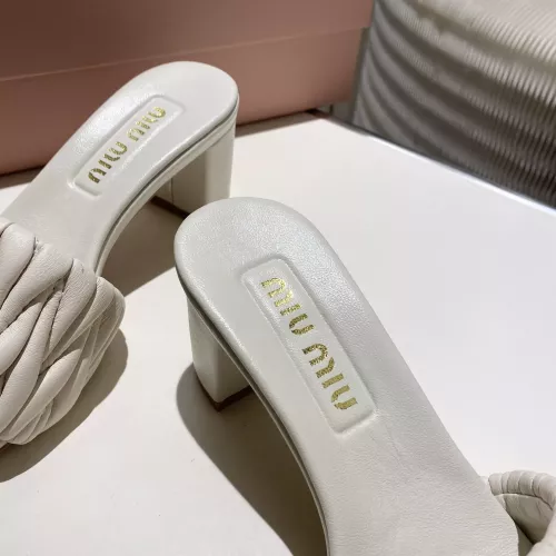 Replica MIU MIU Slippers For Women #1292323 $92.00 USD for Wholesale