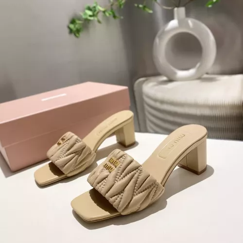 Wholesale MIU MIU Slippers For Women #1292324 $92.00 USD, Wholesale Quality Replica MIU MIU Slippers