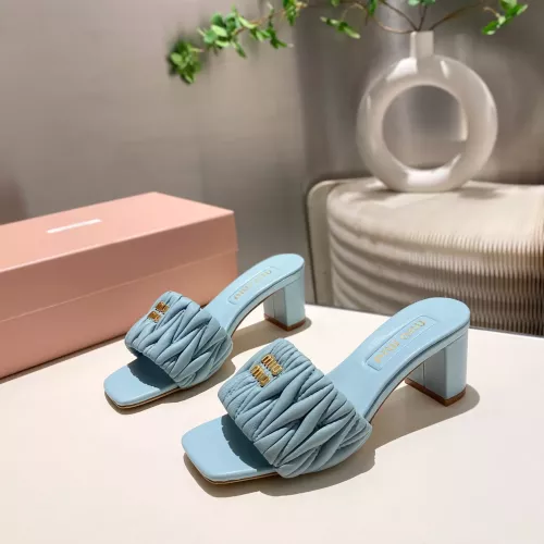 Wholesale MIU MIU Slippers For Women #1292328 $92.00 USD, Wholesale Quality Replica MIU MIU Slippers