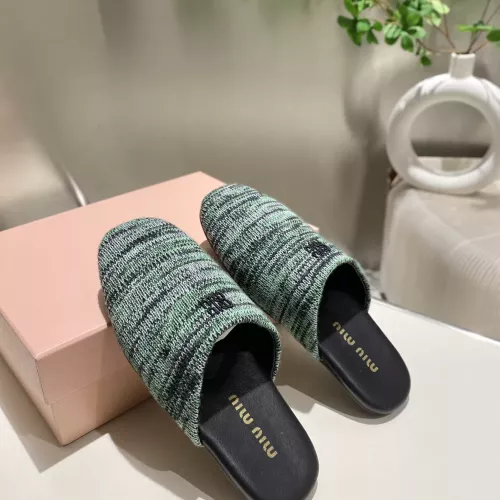 Replica MIU MIU Slippers For Women #1292330 $92.00 USD for Wholesale