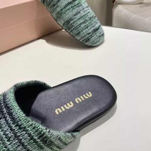 Replica MIU MIU Slippers For Women #1292330 $92.00 USD for Wholesale