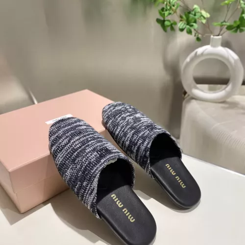 Replica MIU MIU Slippers For Women #1292332 $92.00 USD for Wholesale