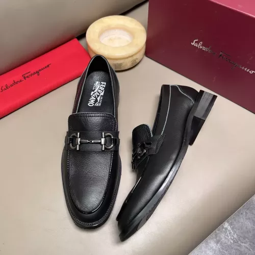 Wholesale Salvatore Ferragamo Leather Shoes For Men #1292359 $80.00 USD, Wholesale Quality Replica Salvatore Ferragamo Leather Shoes