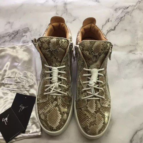 Replica Giuseppe Zanotti High Tops Shoes For Men #1292367 $102.00 USD for Wholesale