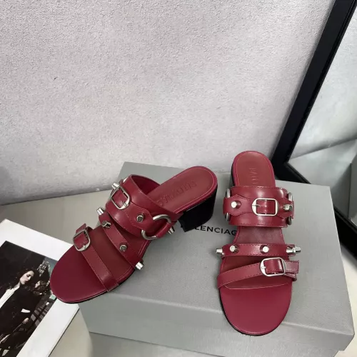 Replica Balenciaga Slippers For Women #1292383 $88.00 USD for Wholesale