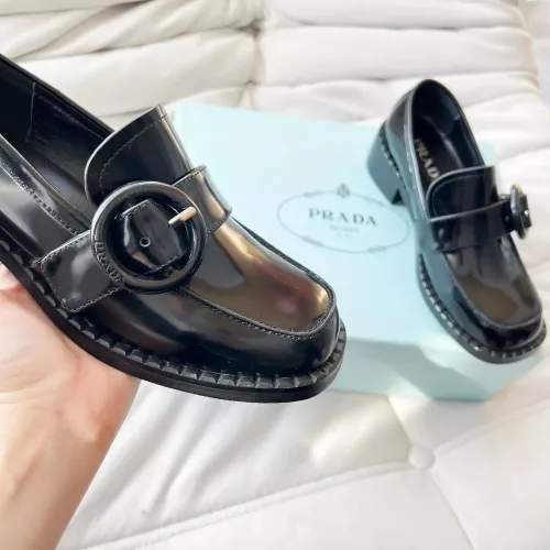 Replica Prada Leather Shoes For Women #1292462 $102.00 USD for Wholesale