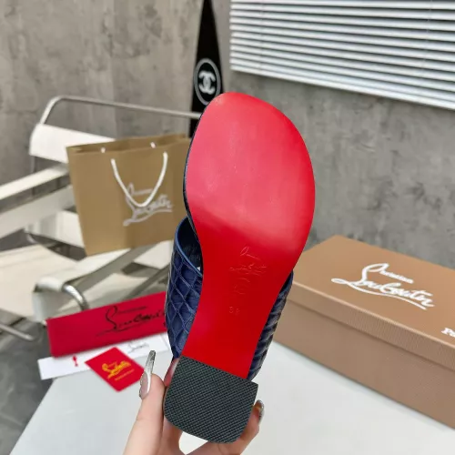 Replica Christian Louboutin CL Slippers For Women #1292489 $96.00 USD for Wholesale