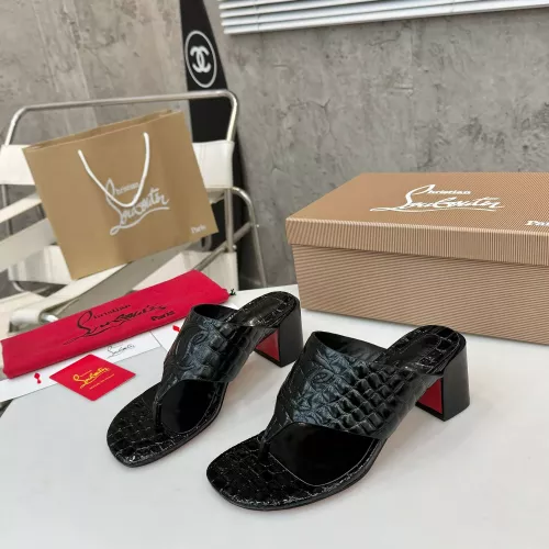 Wholesale Christian Louboutin CL Slippers For Women #1292490 $96.00 USD, Wholesale Quality Replica Christian Louboutin CL Slippers