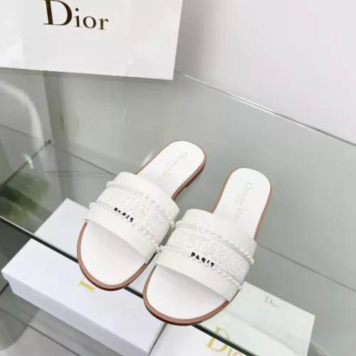 Replica Christian Dior Slippers For Women #1292540 $82.00 USD for Wholesale