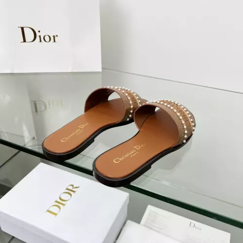 Replica Christian Dior Slippers For Women #1292541 $82.00 USD for Wholesale