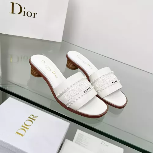 Replica Christian Dior Slippers For Women #1292544 $88.00 USD for Wholesale