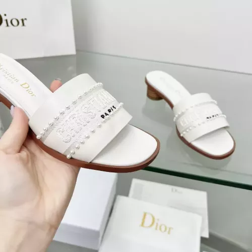 Replica Christian Dior Slippers For Women #1292544 $88.00 USD for Wholesale