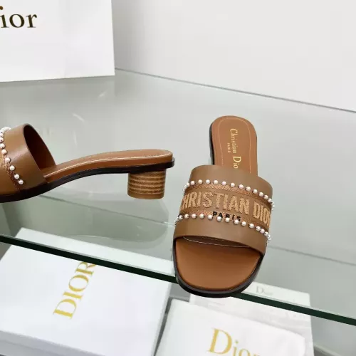 Replica Christian Dior Slippers For Women #1292545 $88.00 USD for Wholesale