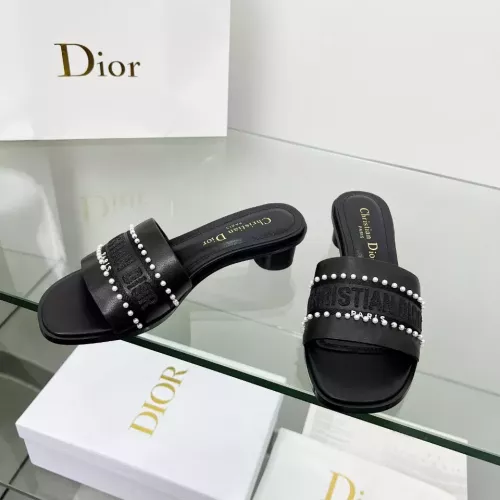 Replica Christian Dior Slippers For Women #1292546 $88.00 USD for Wholesale