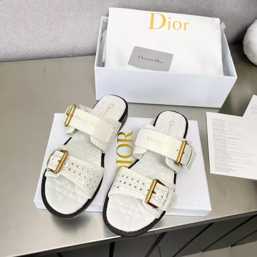 Replica Christian Dior Slippers For Women #1292547 $82.00 USD for Wholesale