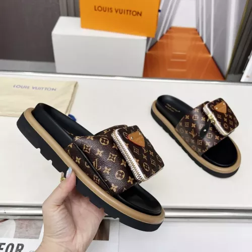 Replica Louis Vuitton Slippers For Women #1292558 $80.00 USD for Wholesale