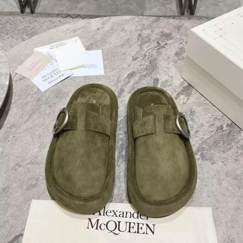 Replica Alexander McQueen Slippers For Women #1292591 $115.00 USD for Wholesale