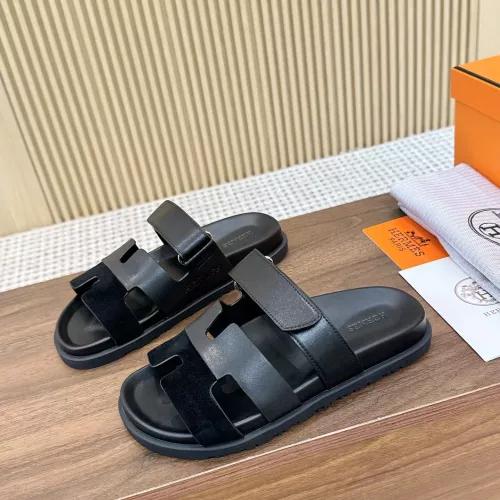 Replica Hermes Slippers For Men #1292620 $80.00 USD for Wholesale