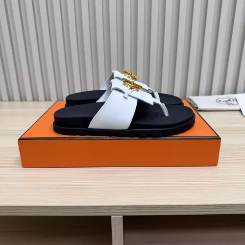 Replica Hermes Slippers For Men #1293060 $98.00 USD for Wholesale