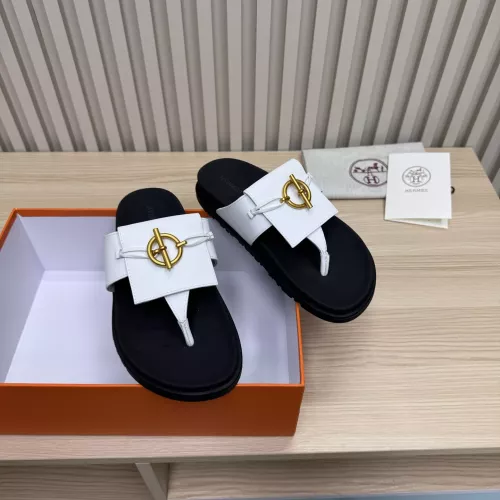 Replica Hermes Slippers For Men #1293060 $98.00 USD for Wholesale