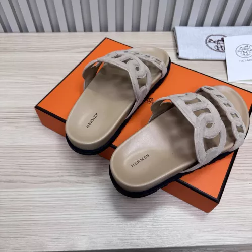 Replica Hermes Slippers For Women #1293070 $100.00 USD for Wholesale