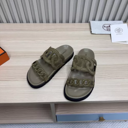 Wholesale Hermes Slippers For Men #1293075 $100.00 USD, Wholesale Quality Replica Hermes Slippers