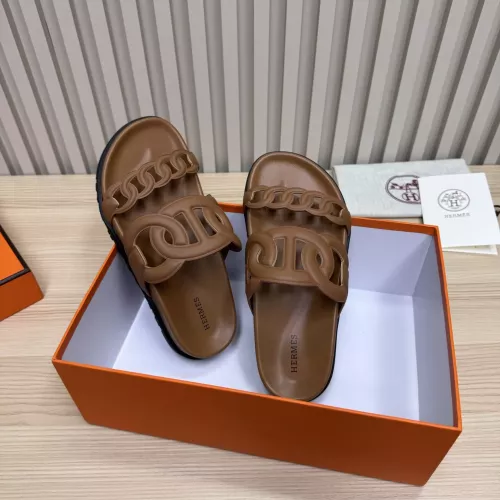 Replica Hermes Slippers For Men #1293077 $100.00 USD for Wholesale