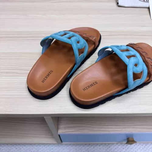 Replica Hermes Slippers For Men #1293081 $100.00 USD for Wholesale