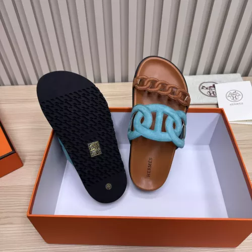 Replica Hermes Slippers For Men #1293081 $100.00 USD for Wholesale