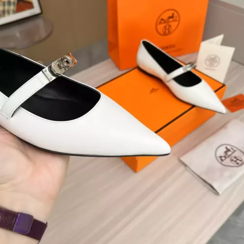 Replica Hermes Flat Shoes For Women #1293086 $102.00 USD for Wholesale