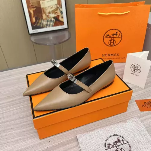 Wholesale Hermes Flat Shoes For Women #1293088 $102.00 USD, Wholesale Quality Replica Hermes Flat Shoes