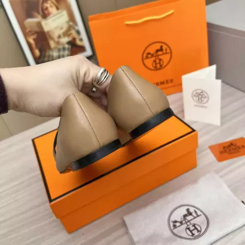 Replica Hermes Flat Shoes For Women #1293088 $102.00 USD for Wholesale