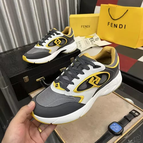 Wholesale Fendi Casual Shoes For Men #1293175 $130.00 USD, Wholesale Quality Replica Fendi Casual Shoes