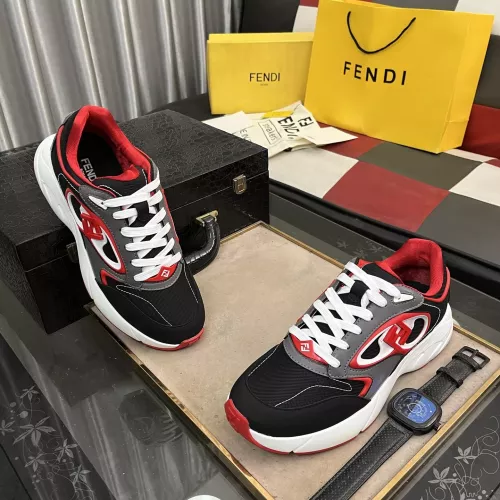 Replica Fendi Casual Shoes For Men #1293176 $130.00 USD for Wholesale